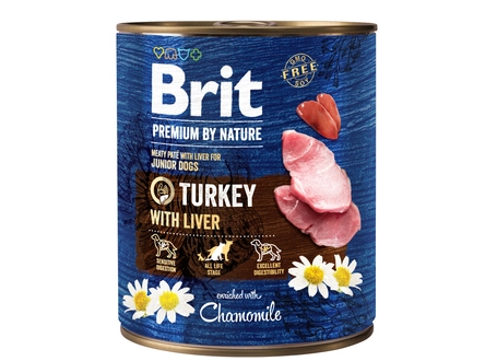 Brit 'Premium by Nature Turkey' - With Liver (800g)