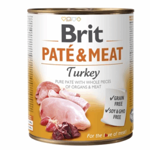BRIT 'PATE & MEAT' TURKEY (800g)