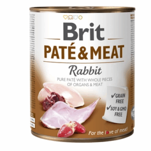 BRIT 'PATE & MEAT' - RABBIT (800g)