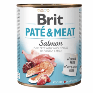 BRIT 'PATE & MEAT' - SALMON (800g)