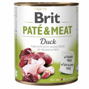 BRIT 'PATE & MEAT' - DUCK (800g)