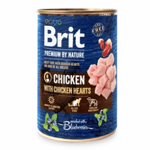 Brit 'Premium by Nature' - Chicken With Chicken Hearts (400g)