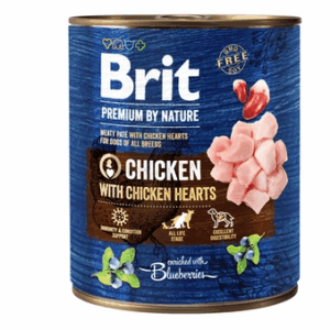 Brit 'Premium by Nature' - Chicken With Chicken Hearts (800g)