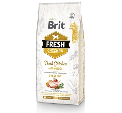 Brit 'Fresh Chicken & Potato' - Adult Great Life (12kg)