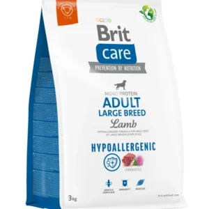BRIT 'CARE Dog Hypoallergenic Adult Large' - Breed Lamb (3kg)