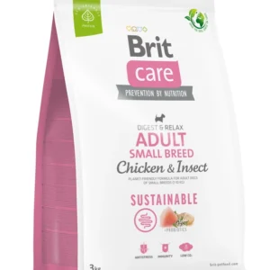 BRIT 'CARE Dog Sustainable Adult Small Breed Chicken' - & Insect (3kg)