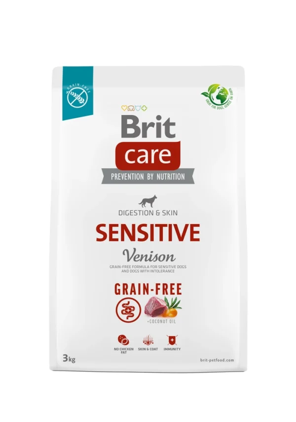 BRIT 'CARE Grain-Free' - Sensitive Venison (3kg)