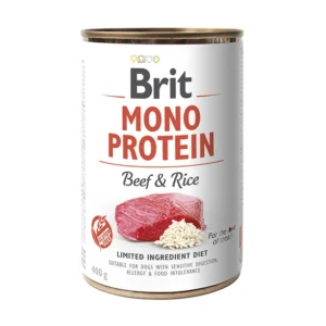 BRIT 'MONO PROTEIN BEEF &' - BROWN RICE (400g)