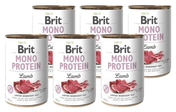 BRIT 'MONO' - PROTEIN LAMB (6x400g)
