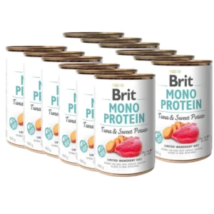 BRIT 'MONO PROTEIN TUNA &' - SWEET POTATO (12x400g)