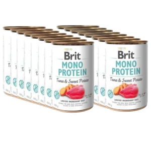 BRIT 'MONO PROTEIN TUNA &' - SWEET POTATO (18x400g)
