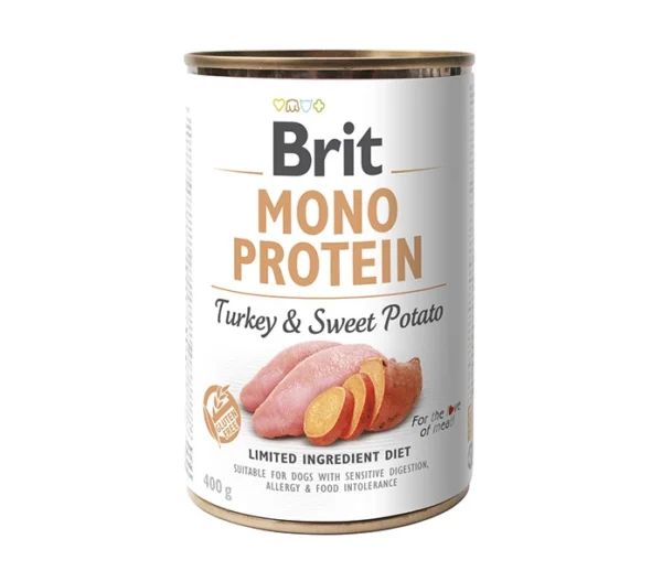 BRIT 'MONO PROTEIN TURKEY &' - SWEET POTATO (400g)