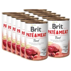 BRIT 'PATE &' - MEAT BEEF (12x400g)