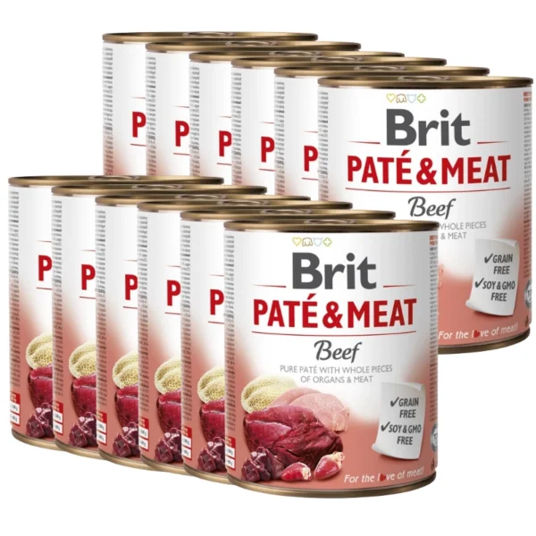 BRIT 'PATE &' - MEAT BEEF (12x800g)
