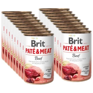 BRIT 'PATE &' - MEAT BEEF (18x400g)