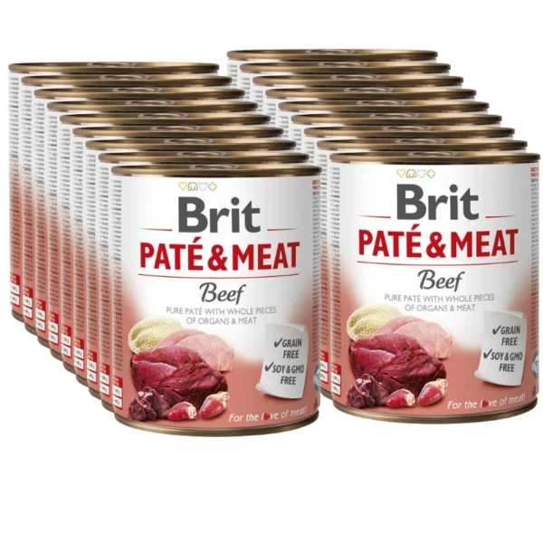 BRIT 'PATE &' - MEAT BEEF (18x800g)
