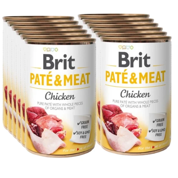 BRIT 'PATE &' - MEAT CHICKEN (12x400g)