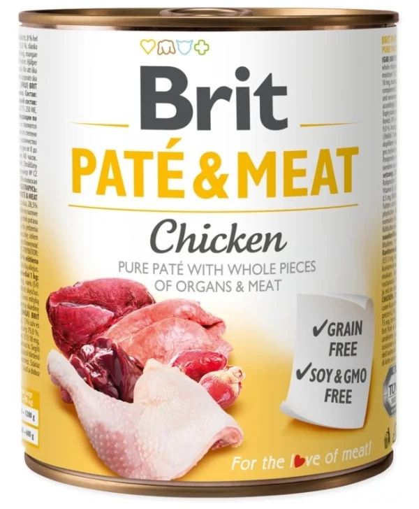 BRIT 'PATE &' - MEAT CHICKEN (6x800g)