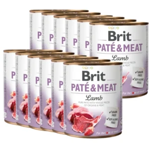 BRIT 'PATE &' - MEAT LAMB (12x800g)