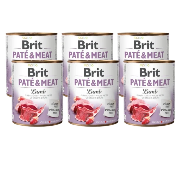 BRIT 'PATE &' - MEAT LAMB (6x800g)