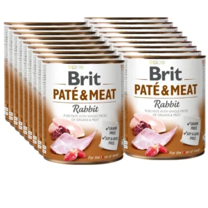 BRIT 'PATE &' - MEAT RABBIT (18x800g)