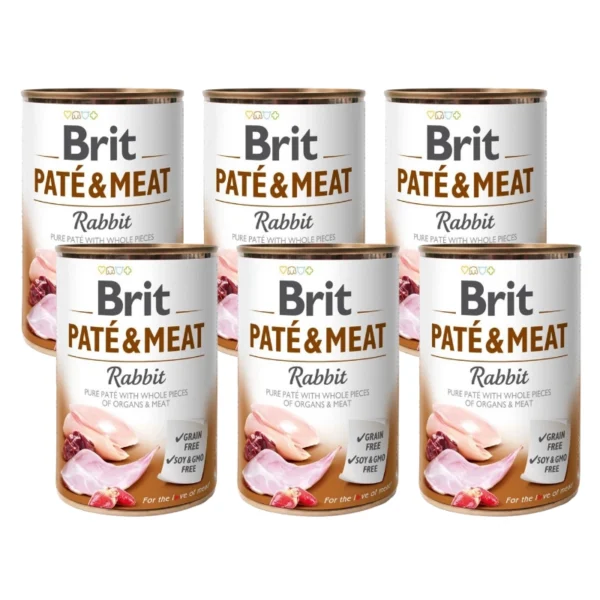 BRIT 'PATE &' - MEAT RABBIT (6x400g)