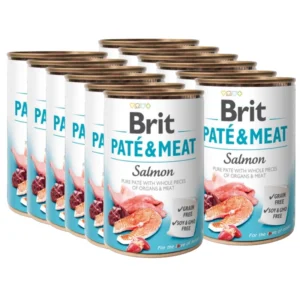 BRIT 'PATE &' - MEAT SALMON (12x400g)