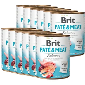BRIT 'PATE &' - MEAT SALMON (12x800g)