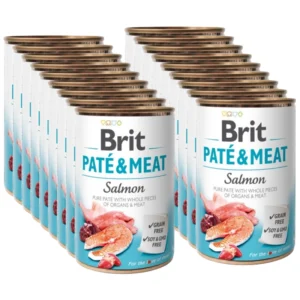 BRIT 'PATE &' - MEAT SALMON (18x400g)