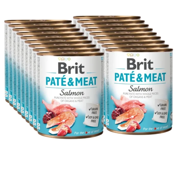 BRIT 'PATE &' - MEAT SALMON (18x800g)