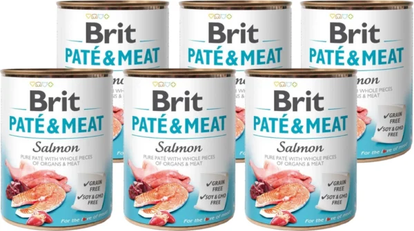 BRIT 'PATE &' - MEAT SALMON (6x400g)