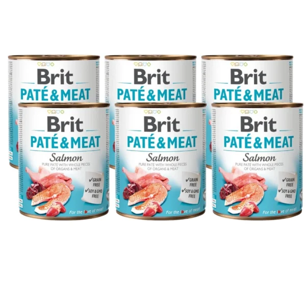 BRIT 'PATE &' - MEAT SALMON (6x800g)