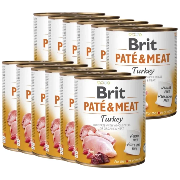 BRIT 'PATE &' - MEAT TURKEY (12x800g)