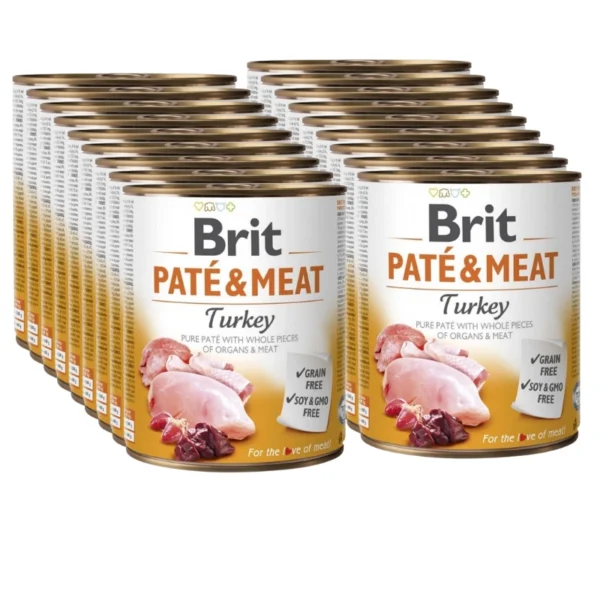 BRIT 'PATE &' - MEAT TURKEY (18x800g)