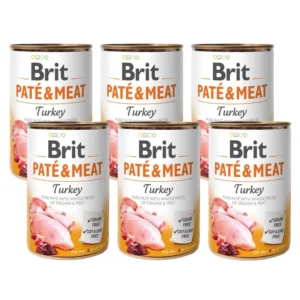 BRIT 'PATE &' - MEAT TURKEY (6x400g)