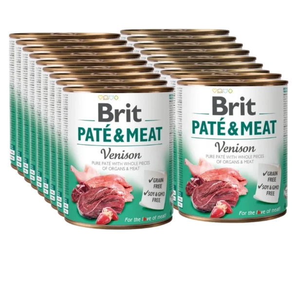BRIT 'PATE &' - MEAT VENISON (18x800g)