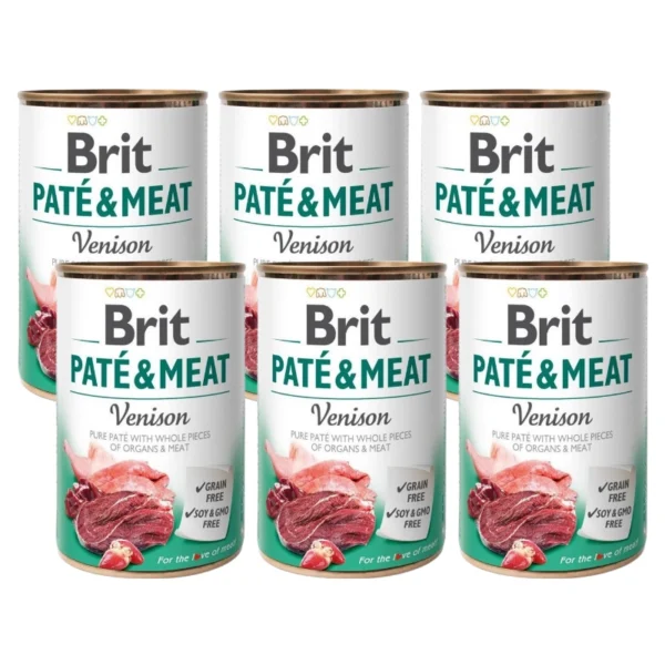 BRIT 'PATE &' - MEAT VENISON (6x400g)