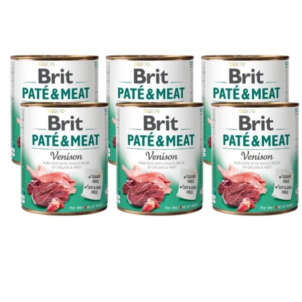 BRIT 'PATE &' - MEAT VENISON (6x800g)