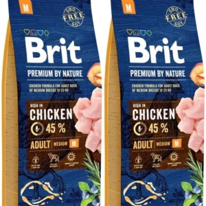 BRIT 'Premium By Nature' - Adult M (2x15kg)