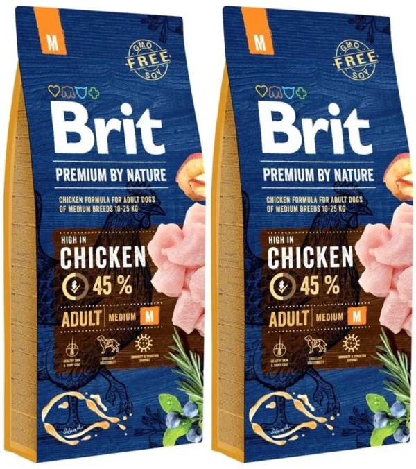 BRIT 'Premium By Nature' - Adult M (2x15kg)