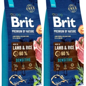 BRIT 'Premium By Nature' - Sensitive Lamb (2x15kg)