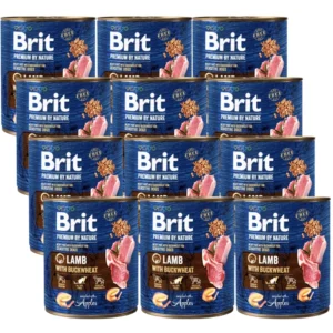 BRIT 'Premium by Nature Lamb' - With BUCKWHEAT (12x800g)