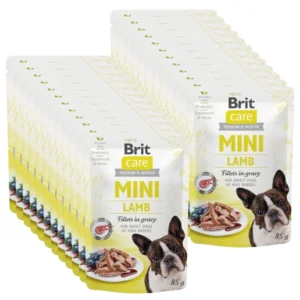 Brit 'Care Mini Lamb fillets' - in gravy (24x85g)