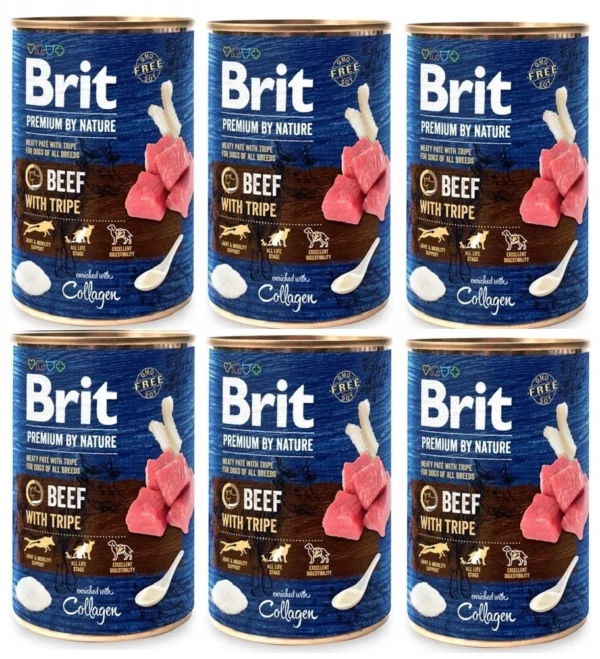 Brit 'Premium by Nature Beef' - with Tripe (6x400g)