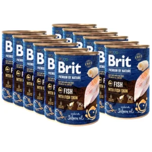 Brit 'Premium by Nature Fish with' - Fish Skin (12x400g)