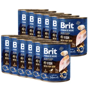 Brit 'Premium by Nature Fish with' - Fish Skin (12x800g)