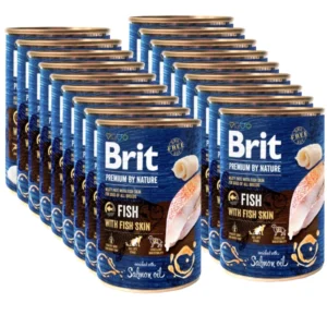 Brit 'Premium by Nature Fish with' - Fish Skin (18x400g)