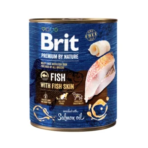 Brit 'Premium by Nature Fish with' - Fish Skin (18x800g)