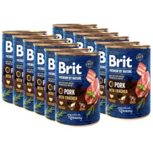 Brit 'Premium by Nature Pork' - with Trachea (12x400g)