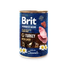 Brit 'Premium by Nature Turkey' - With Liver (12x400g)